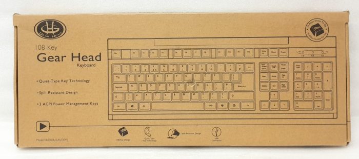 Gear Head Keyboard KB2500U-UK(OEM) - Image 3