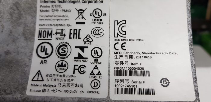 Intermec PM43 Thermal Printer - Image 5