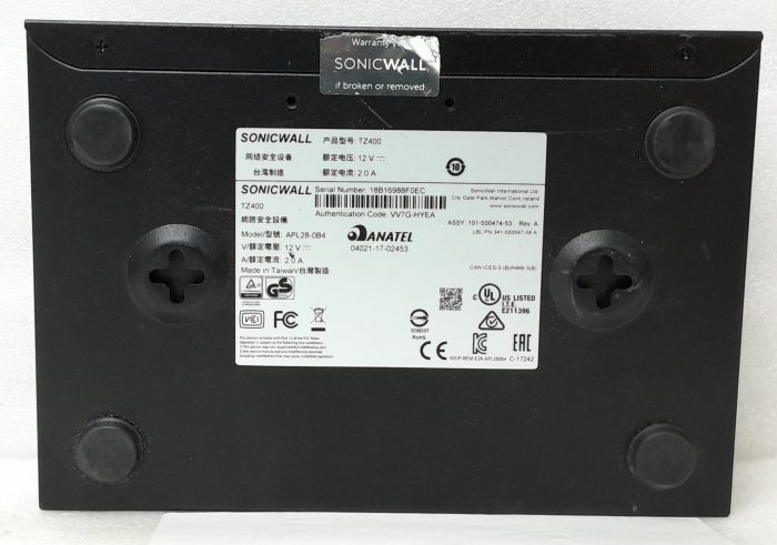 SonicWALL Network Security Firewall Appliance TZ400 (APL28-0B4) - Image 4