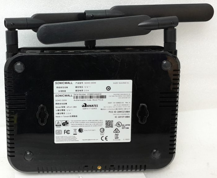 SonicWALL Network Security Firewall SOHO 250W (APL41-0BA) - Image 4