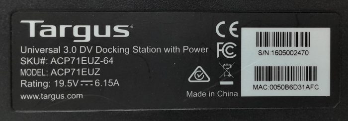 Targus Docking Station ACP71EUZ - Image 3