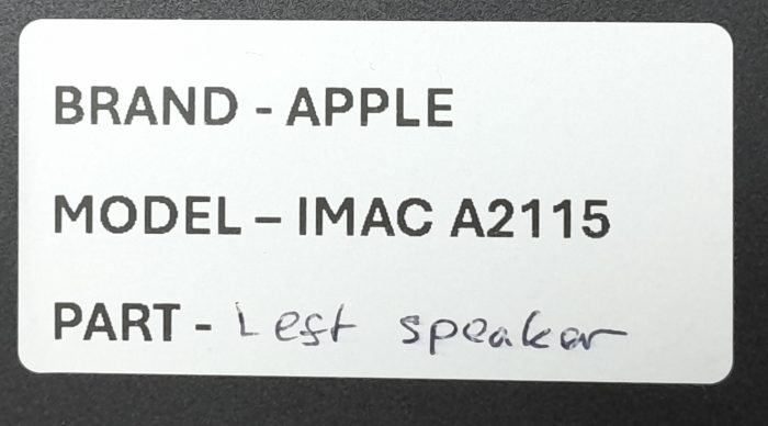 Apple IMAC A2115 Left Speaker - Image 3