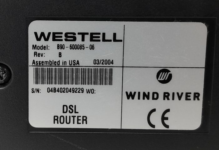 Westell Vintage DSL Router B90-600085-06 - Image 3