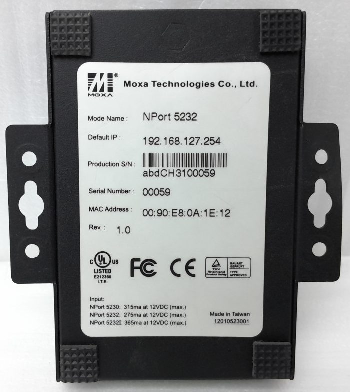 Moxa Industrial RS-422/485 Device Server NPort 5232 - Image 3