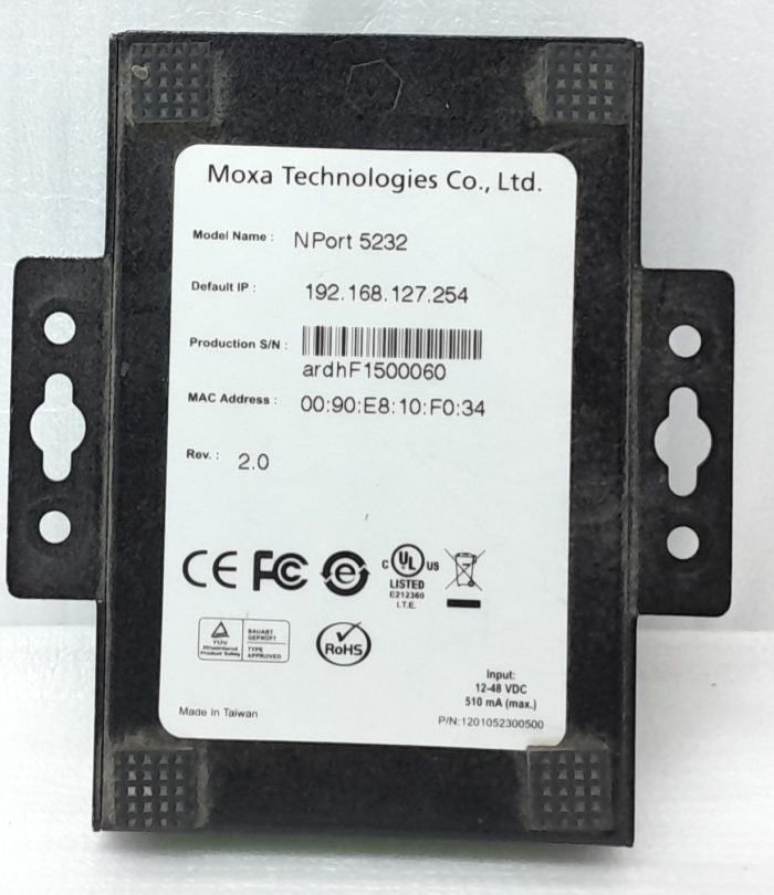 Moxa Industrial RS-422/485 Device Server NPort 5232 - Image 3