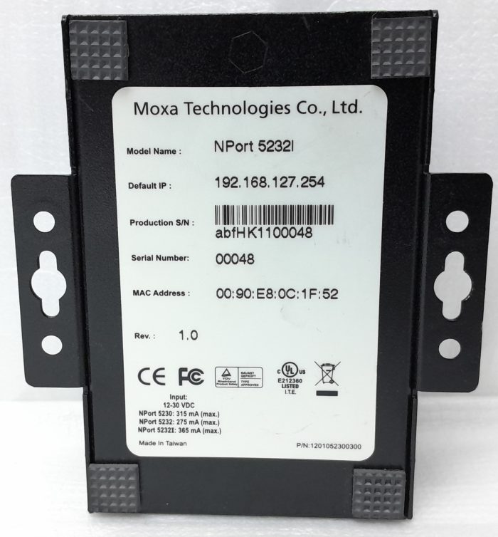 Moxa Isolated Industrial RS-422/485 Device Server NPort 5232I - Image 3