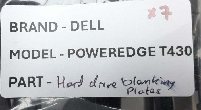 Dell PowerEdge T430 Desktop Hard Drive Blanking Plates - Image 3