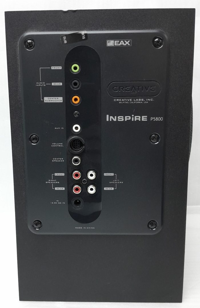 Creative Subwoofer Surround Sound Speakers System INSPiRE P5800 - Image 6