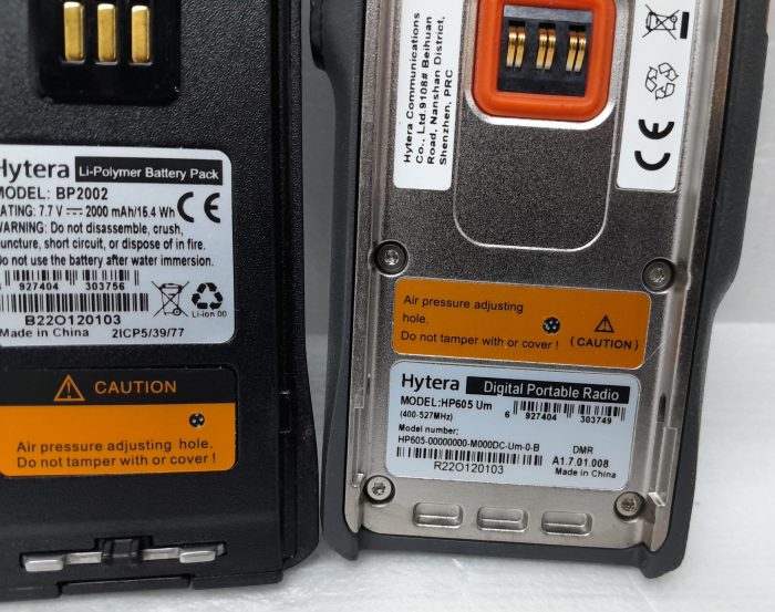 Hytera Two Way Radio Walkie Talkie HP605 - Image 3