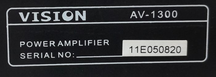 Vision Amplifier AV-1300 - Image 3