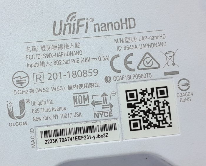 Ubiquiti Access Point Unifi nanoHD - Image 3