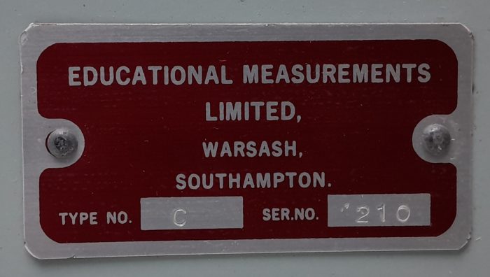 Educational Measurements Ltd Vintage Rack Unit/ Switch Gear C (210) - Image 3