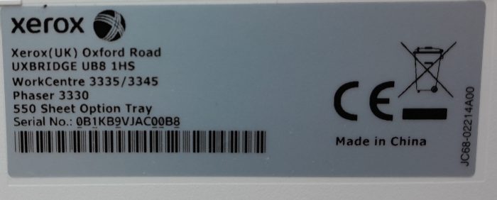 Xerox Printer Paper Tray Phaser 3330 - Image 3