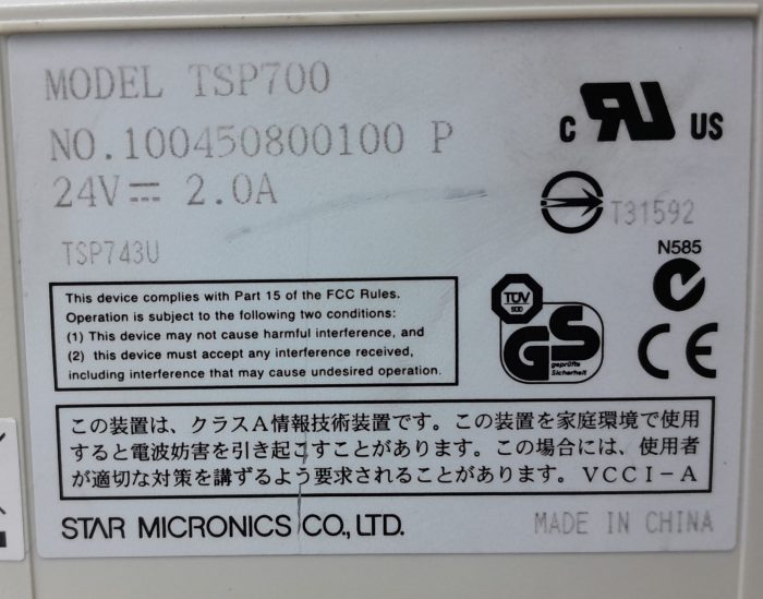 Star Label Printer TSP700 - Image 3