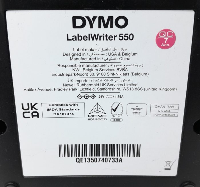 Dymo Label Printer LabelWriter 550 - Image 3