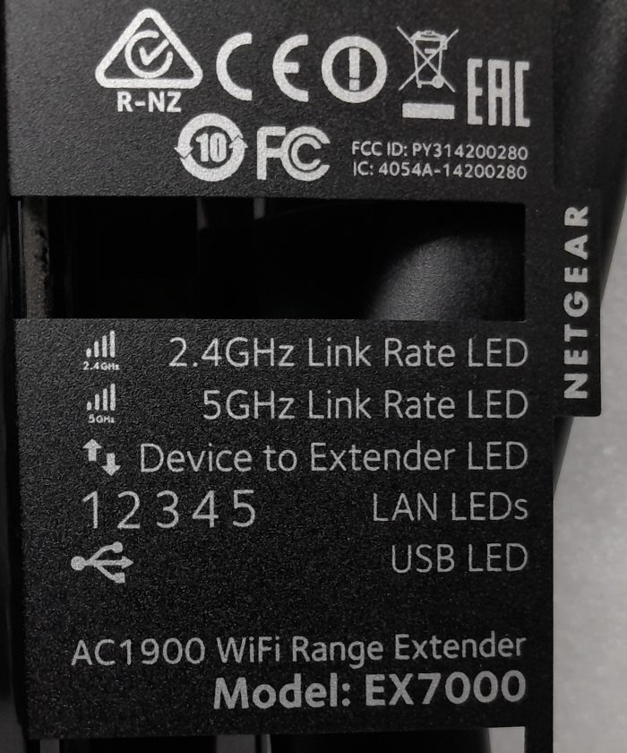 Netgear AC1900 WiFi Range Extender EX7000 - Image 3