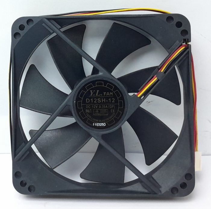 Yate Loon PC Cooling Fan D12SH-12 - Joblot x2 - Image 2