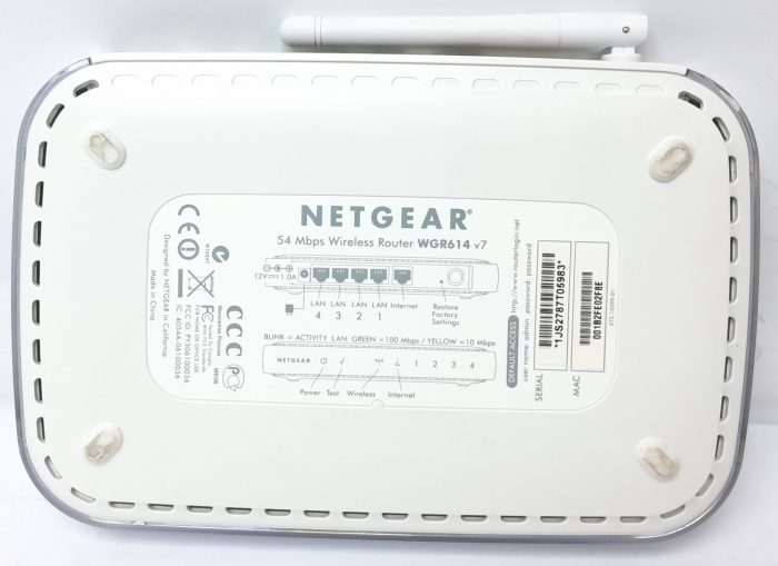 Netgear 54 Mbps Wireless Router WGR614 v7 - Image 5