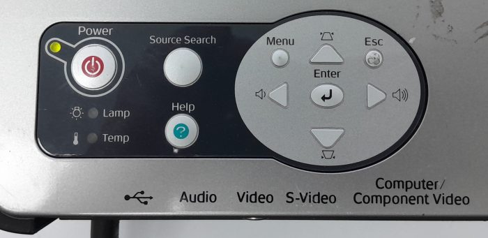 Epson VGA Projector with 309 Lamp Hours Used EMP-760 - Image 7