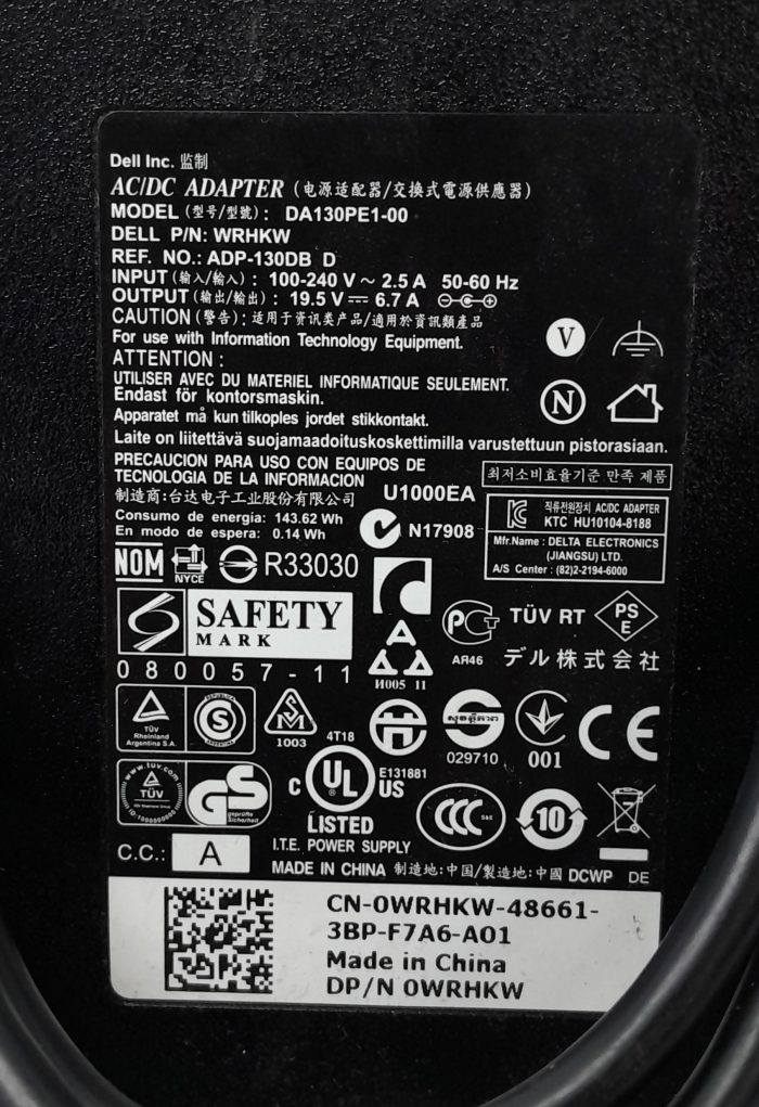 Dell Laptop Charger 19.5V 6.7A - Image 3