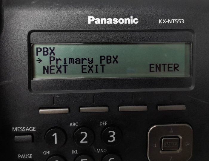 Panasonic Deskphone KX-NT553X-B - Image 7