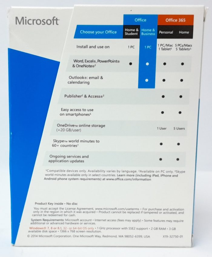 Microsoft Office Software Product Key Only Home & Business 2013 - Image 4