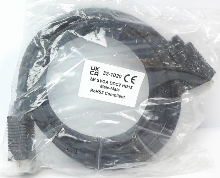 UKCA 2M SVGA DDC2 Cables 32-1020 - Joblot x6 - Image 2