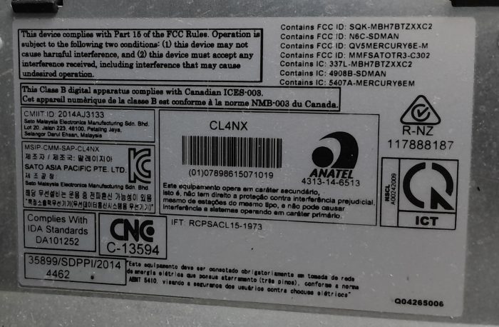 Sato Thermal Printer CL4NX - Image 3