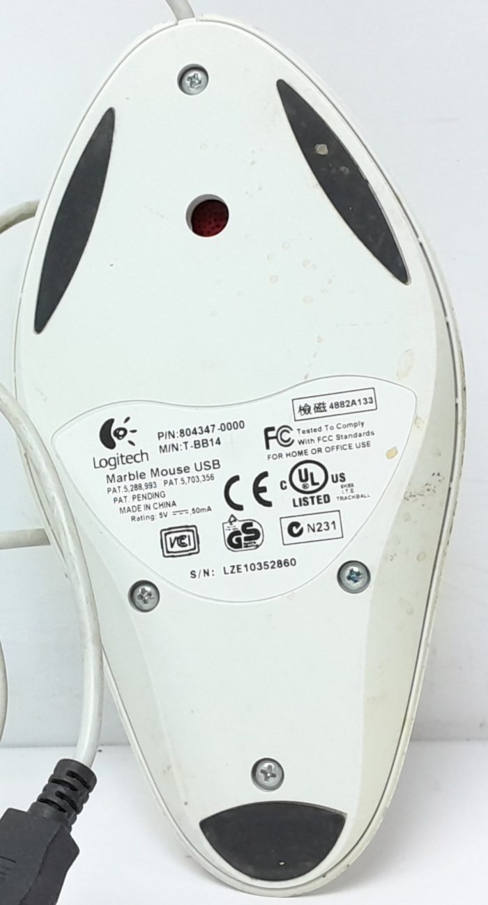 Logitech USB Marble Mouse T-BB14 - Image 4