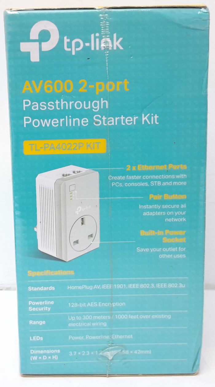 TP-Link Powerline Starter Kit TL-PA4022P KIT - Image 3