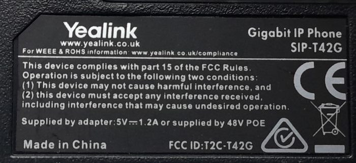 Yealink Gigabit IP Phone SIP-T42G - Image 7