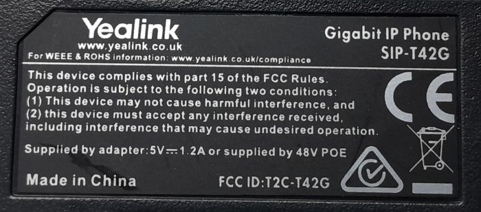 Yealink Gigabit IP Phone SIP-T42G - Image 7