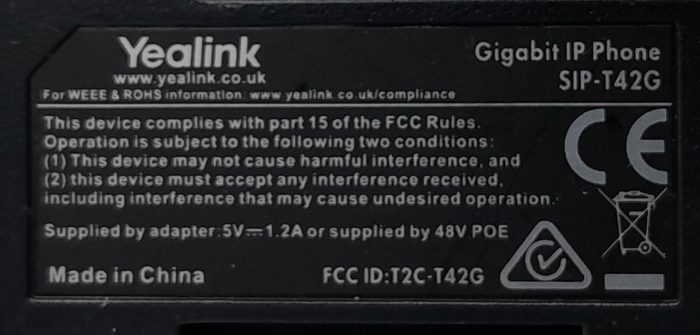 Yealink Gigabit IP Phone SIP-T42G - Image 9