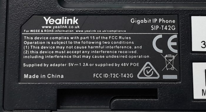 Yealink Gigabit IP Phone SIP-T42G - Image 7