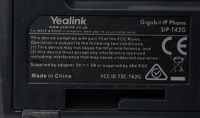 Yealink Gigabit IP Phone SIP-T42G - Image 6