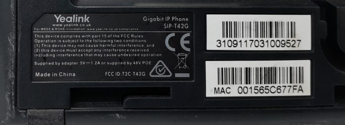 Yealink Gigabit IP Phone SIP-T42G - Image 6