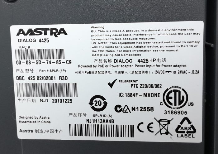 Aastra IP Phone DIALOG 4425 - Image 8