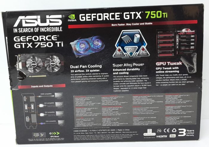 Asus Graphics Card GEFORCE GTX 750Ti - Image 7