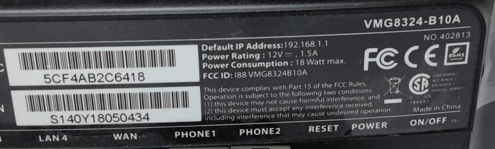 ZyXEL Wireless Router VMG8324-B10A - Image 7