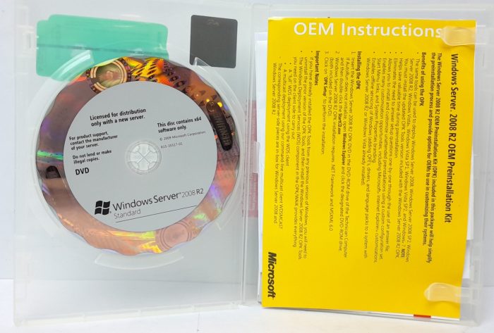 Microsoft Windows Server Standard 2008 R2 X14-34443-08 - Image 4