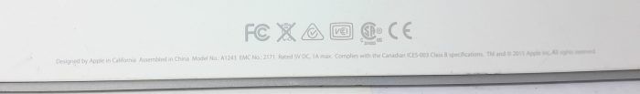 Apple USB Keyboard A1243 - Image 7