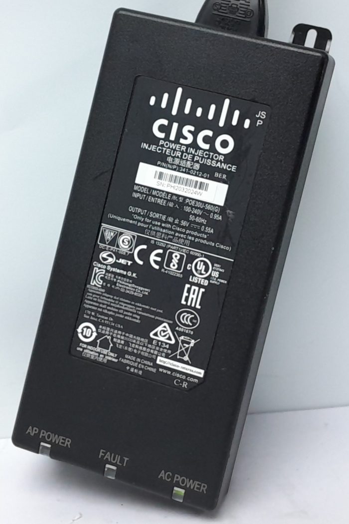 Cisco PoE Injector POE30U-560(G) - Image 2