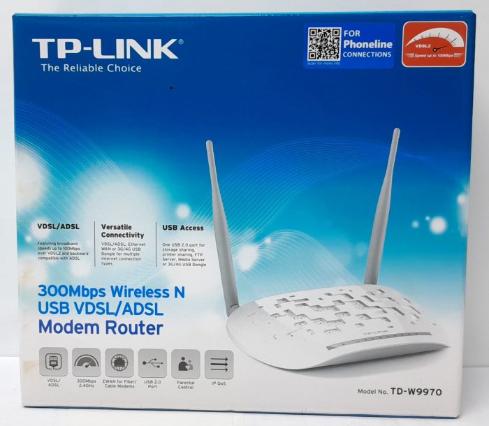 TP-Link 300Mbps Wireless N USB VDSL/ADSL Modem Router TD-W9970 - Image 8