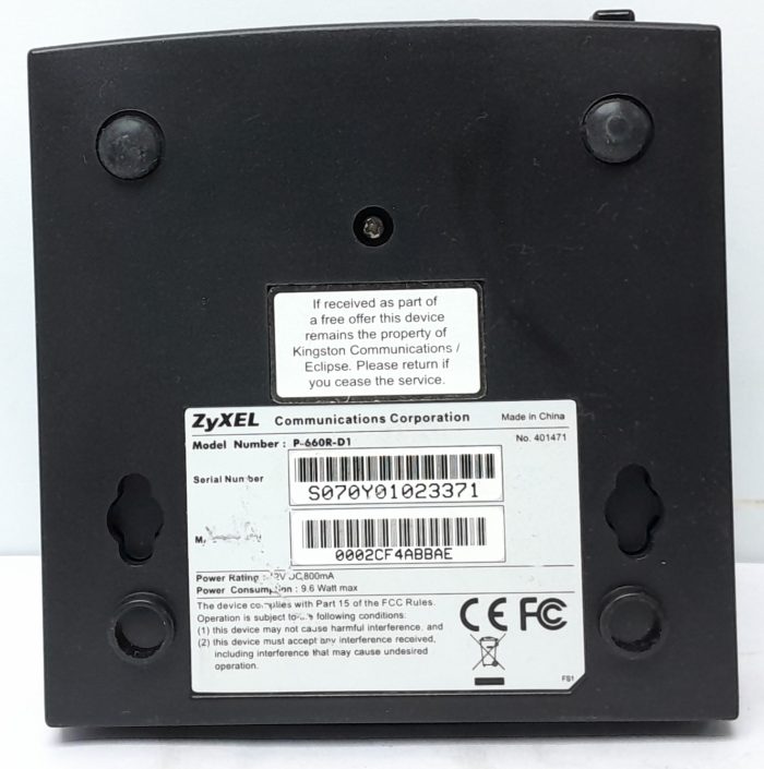 ZyXEL  P-600 Series Router P-660R-D1 - Image 5