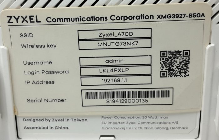 ZyXEL Modem Router XMG3927-B50A - Image 7