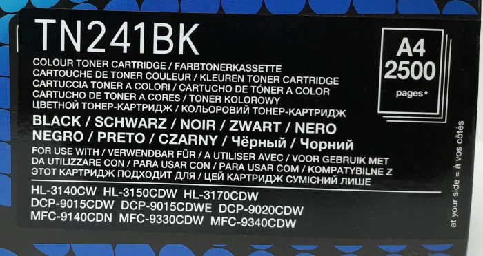 Brother Black Toner Cartridge TN241BK - Image 7
