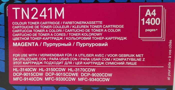 Brother Magenta Toner Cartridge TN241M - Image 7
