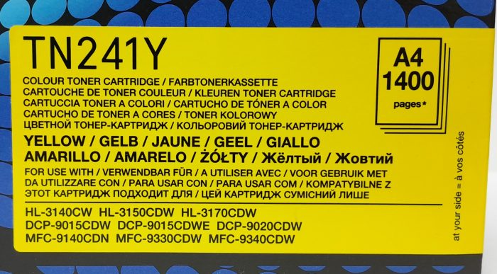 Brother Yellow Toner Cartridge TN241Y - Image 7