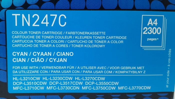 Brother Cyan Toner Cartridge TN247C - Image 7