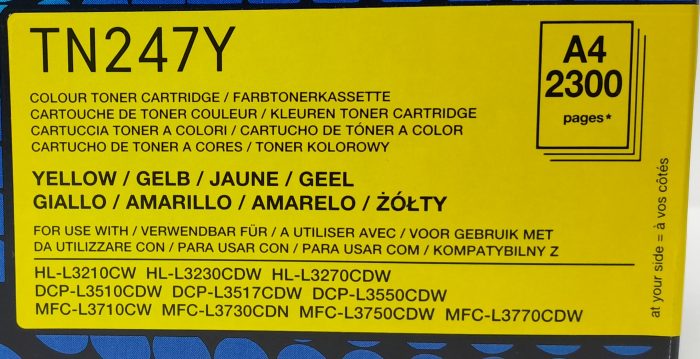 Brother Yellow Toner Cartridge TN247Y - Image 7